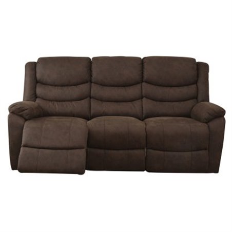 Sohvan lepotuoli 3-istuttava Eldriven Winfield - ruskea - kangas