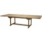 Udendørs bord / Spisebord Udtrækkeligt Kenya 195 / 295x110 cm - Teaktræ