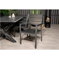 Loungestol/Karmstol Levels 6-Pack - Svart