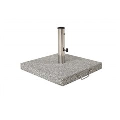 Parasollfot Stathera 40 kg Kvadratisk - Grå / Granit