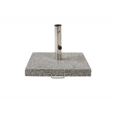 Parasollfot Stathera 40 kg Kvadratisk - Grå / Granit