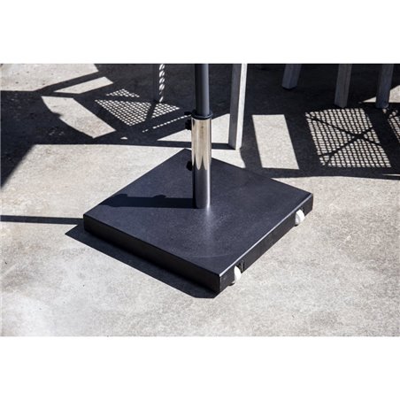 Aurinkovarjojalka Stathera 40 kg - Musta / Graniitti