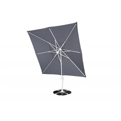 Leeds Umbrella 3*3 360 vit/Grå