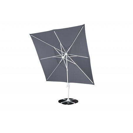 Leeds Umbrella 3*3 360 vit/Grå