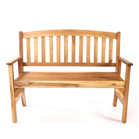 Marion Bench med Armstret - Acacia