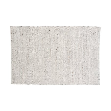 Loump Uldtæppe - 200 * 300- Hvid / Beige