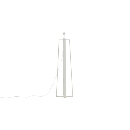 Avspark -Floor Lamp - Blk Leg / White Glass/Add hote Glass ball on top