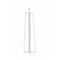 Avspark -Floor Lamp - Blk Leg / White Glass/Add hote Glass ball on top