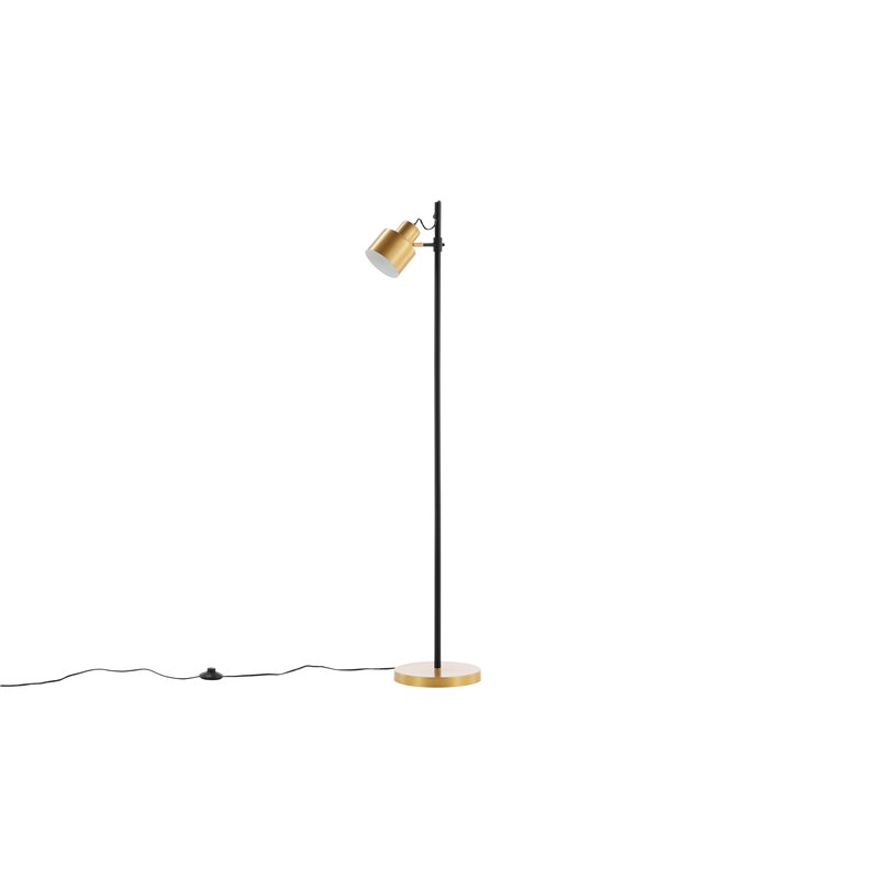 Vifta -Floor Lamp - Black/Brass