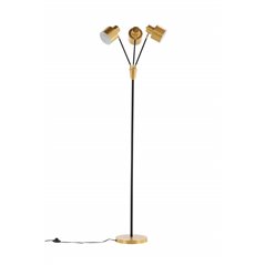 Vifta -Floor Lamp - Black/Brass