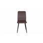 Windu Lyx Chair - Black / Brown Micro Fibre