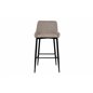 Plaza Bar Chair - Black / Beige Fabric (Polyester linen )