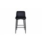 Plaza Bar Chair - Black / Black PU