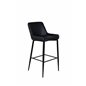 Plaza Bar Chair - Black / Black PU