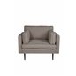 Boom Single Sofa - Black / Brown Fabric