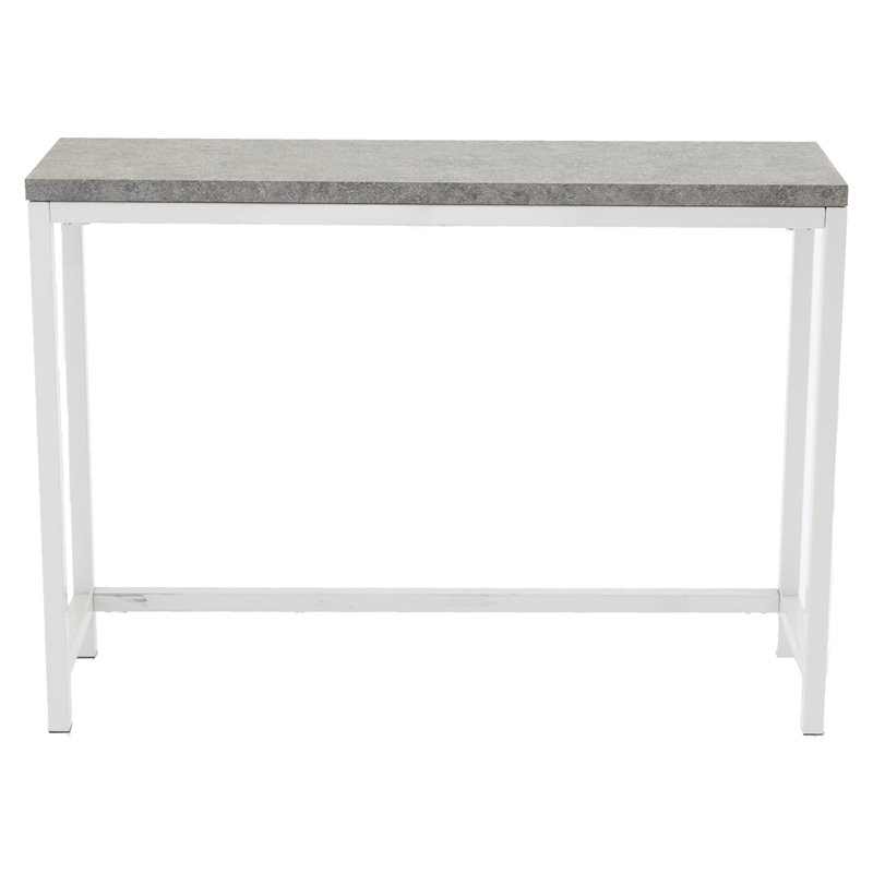 Rise Side table - White / Concrete-look - 110*30*H80