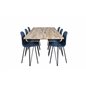 Arctic Dining Chair - Sorte Ben - Blue Pla stic