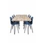 Arctic ruokapöydän tuoli - mustat jalat - Blue Pla