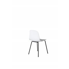 Arctic Dining Chair - Sorte Ben - Hvid Pla stic