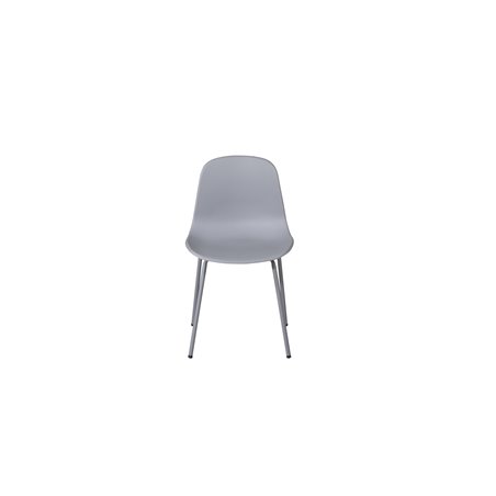 Arctic Dining Chair - Grey Legs - Grey Plastic
