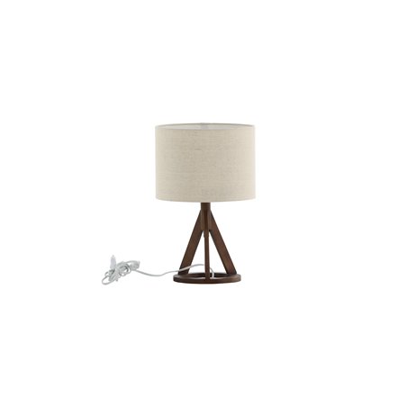 Kona -Table Lamp - Espresso/Linen