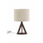 Kona -Table Lamp - Espresso/Linen