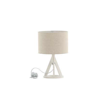 Kona -Table Lamp - White/Linen