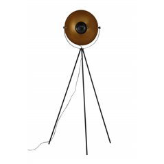 Search -Floor Lamp - Black/Black / Brass