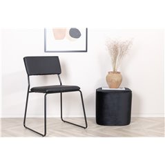 Kenth Chair - Black / Black PU