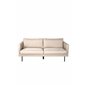 Zoom 2-personers sofa - Sort / Brun Stof