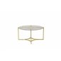 Kivik - Sofa Table - Glass / Brushed  Brass