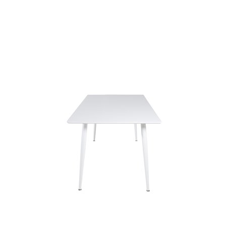 Polar Dining table 180 cm - White top / White Legs