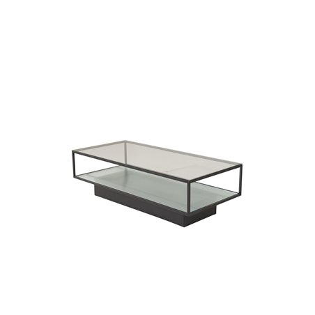 Maglehem - sofabord - glas / sort