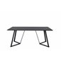 Marina Dining Table - Black top / Black Legs