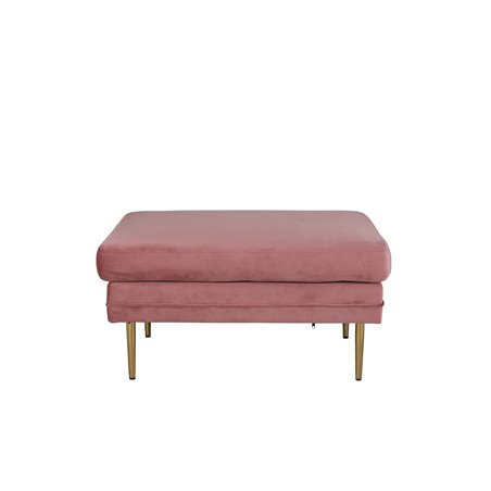 Boom Ottoman - Messing / Pink Velvet