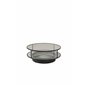 Falsterbo - Sofa Table Round - Glass / Black