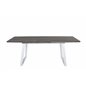 Inca Extentiontable - grey "oak" / white Legs