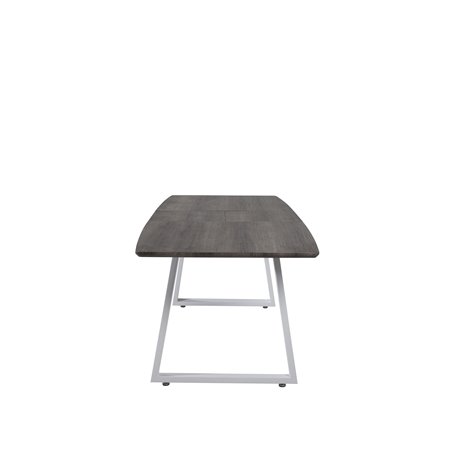 Inca Extentiontable - grey "oak" / white Legs