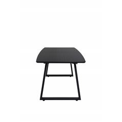 Inca Extentiontable - Black top / black Legs