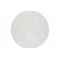 Blanca round Polyester Carpet - 200*200- White