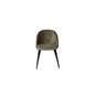 Velvet Dining Chiar - Black legs - Dusty Green Velvet