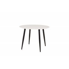 Plaza Round Table 100 cm White / Black