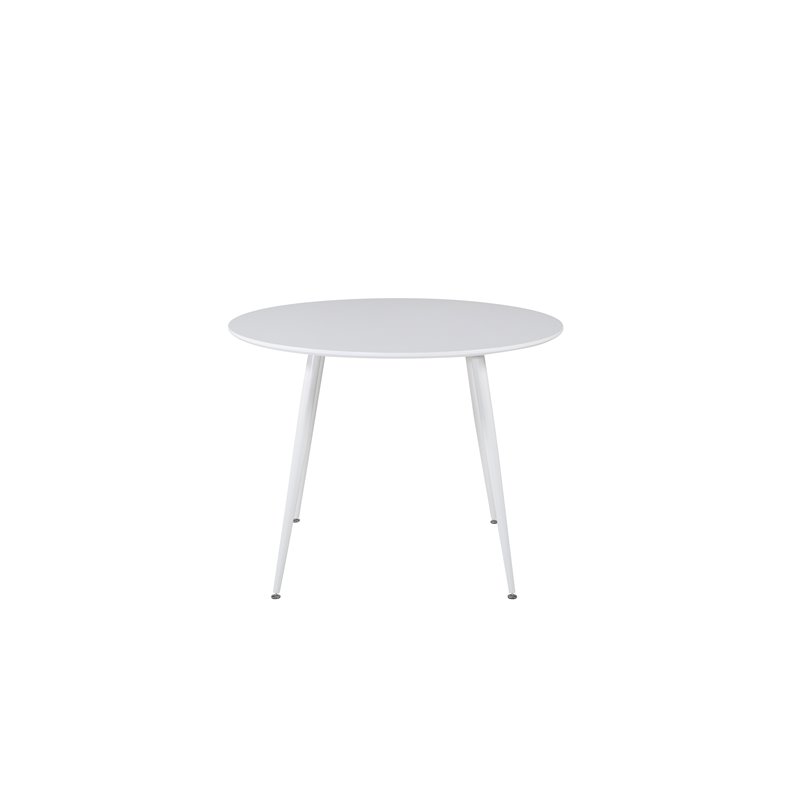 Plaza Round Table 100 cm - White top / White Legs