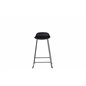 Wave Bar Chair - Sorte Ben -Sort Pla stic