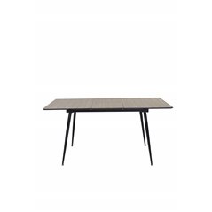 Silar Extention Table - "Wood Look" Melamine / Black Legs