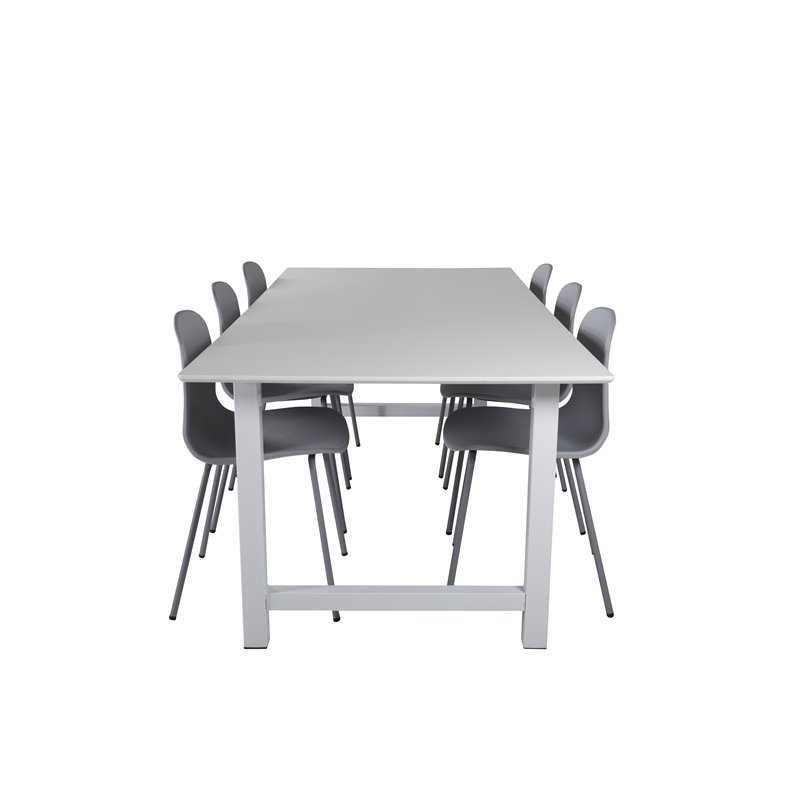 Count Dining Table - White / White