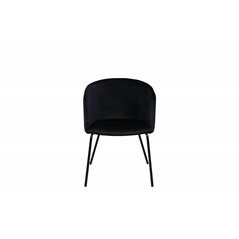 Berit Chair - Black / Black Velvet