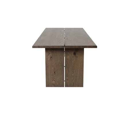 Logger Spisebord - Røget Eg - 210 cm