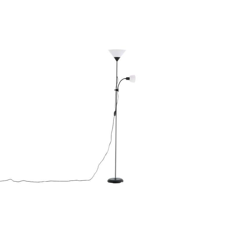 Bagasi -Floor Lamp - Grey/White