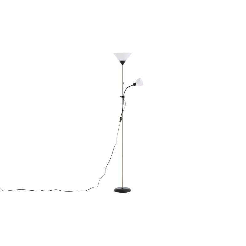 Bagasi -Floor Lamp - Beige/White